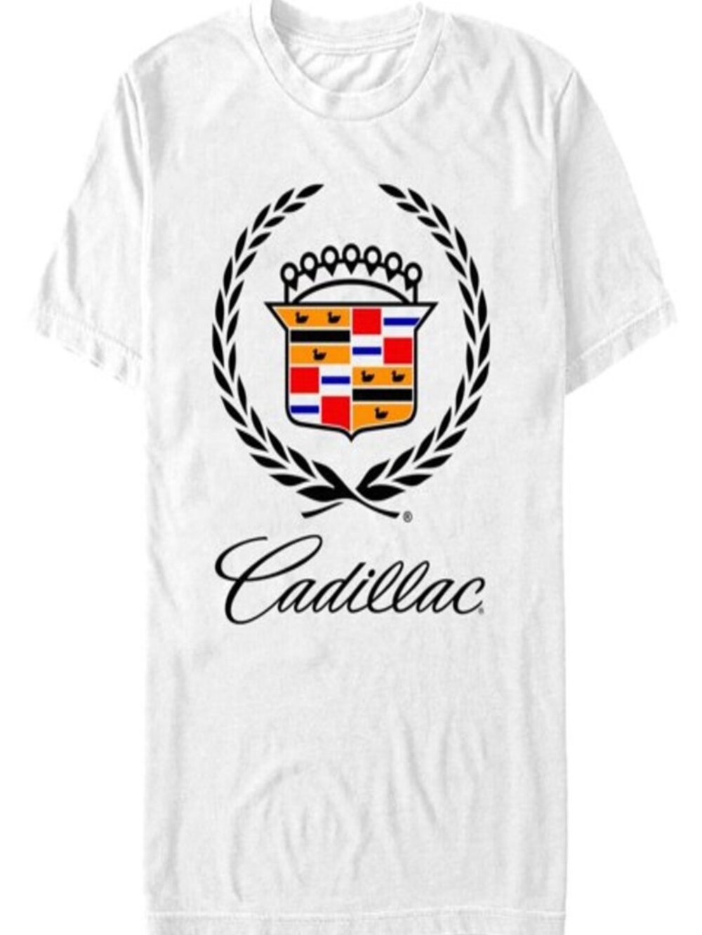 Men's General Motors Colorful Cadillac Logo Graphic Tee